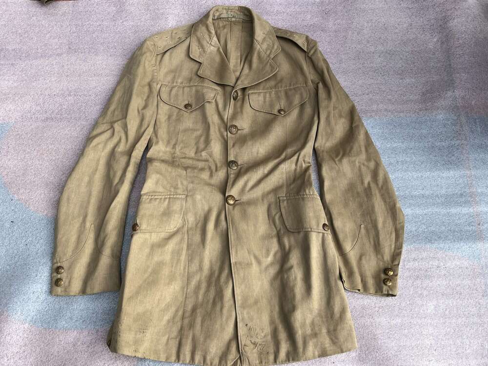 19) Nice Original 1930s-WW2 British Army Officers KD Jacket