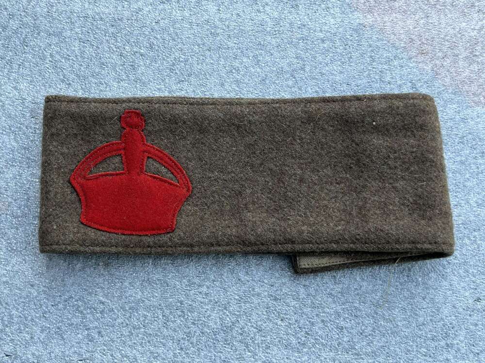 48) Unissued Early Narrow Pattern WW1 Derby Scheme Armband