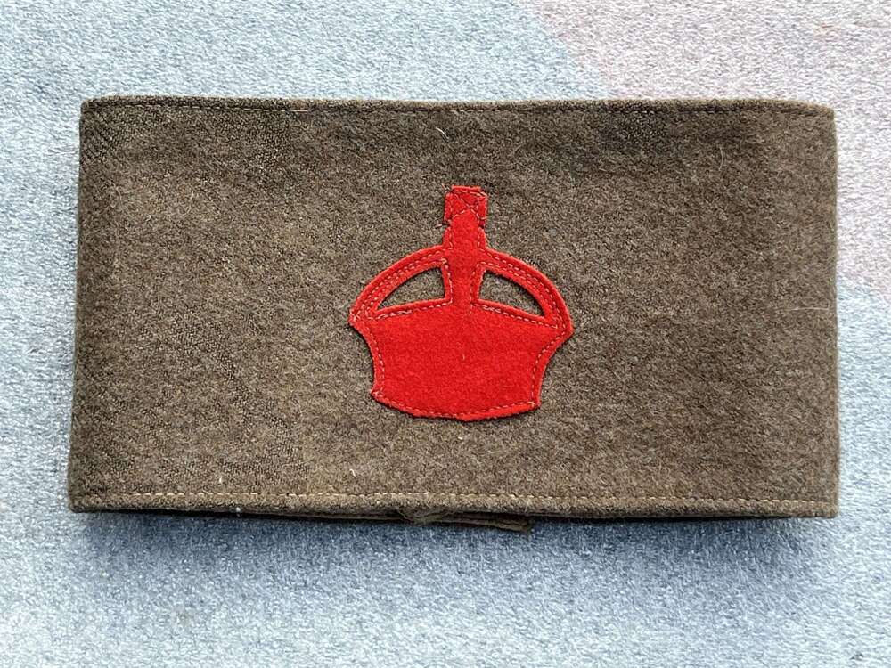 58) Good Original Used WW1 British Army Lord Derby Scheme Armband
