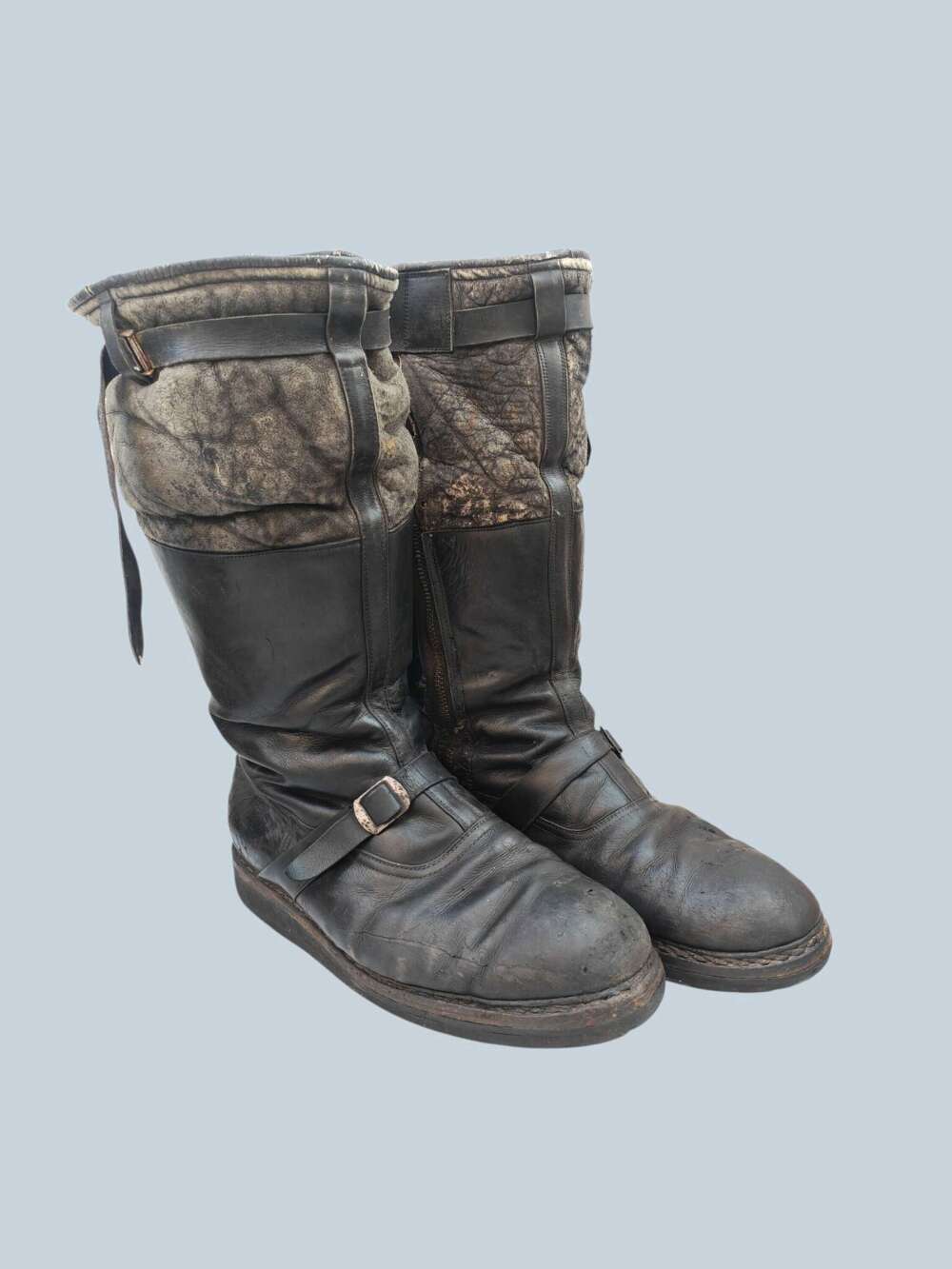 WW2 Luftwaffe Pilot/Aircrew single zip flying boots