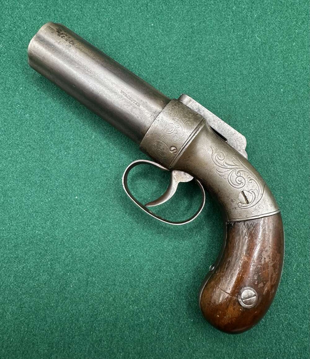 Ethan Allen Medium Size Pepperbox Revolver Stamped Allen Thurber & Co
