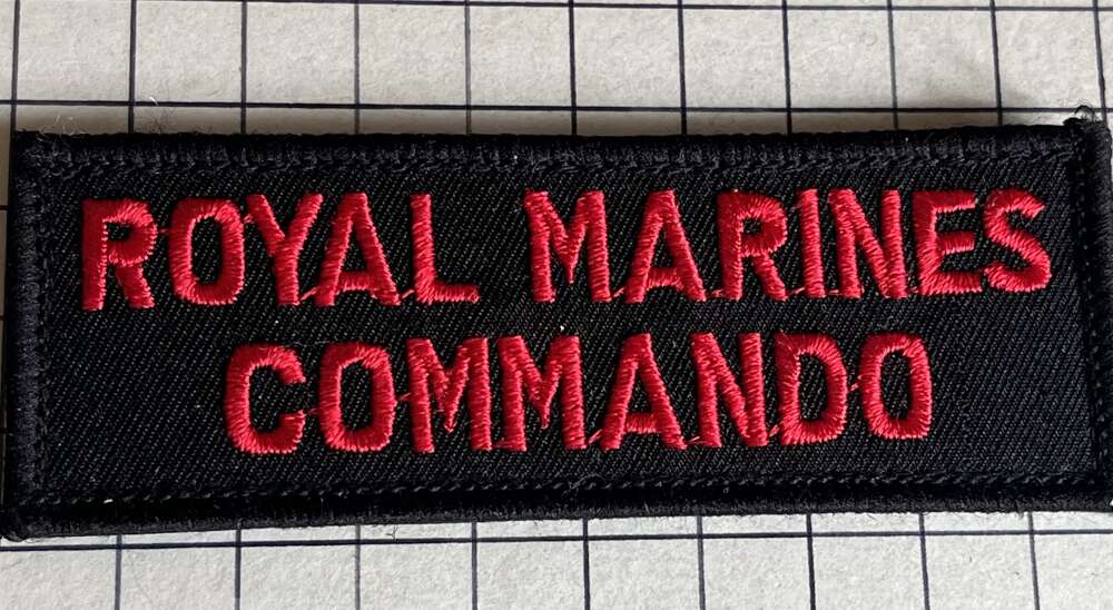 Royal Marines (RM) New Shoulder Title Tab Badge Patch