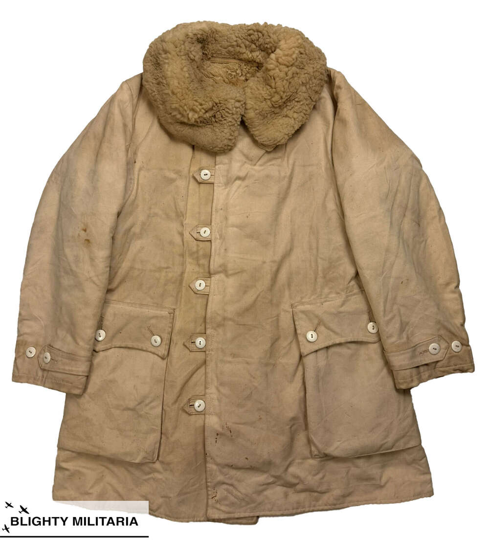 Original Swedish M1909 Livp&auml;ls Sheepskin Parka Overcoat