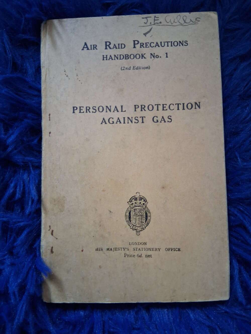 Ww2 British gas protection book