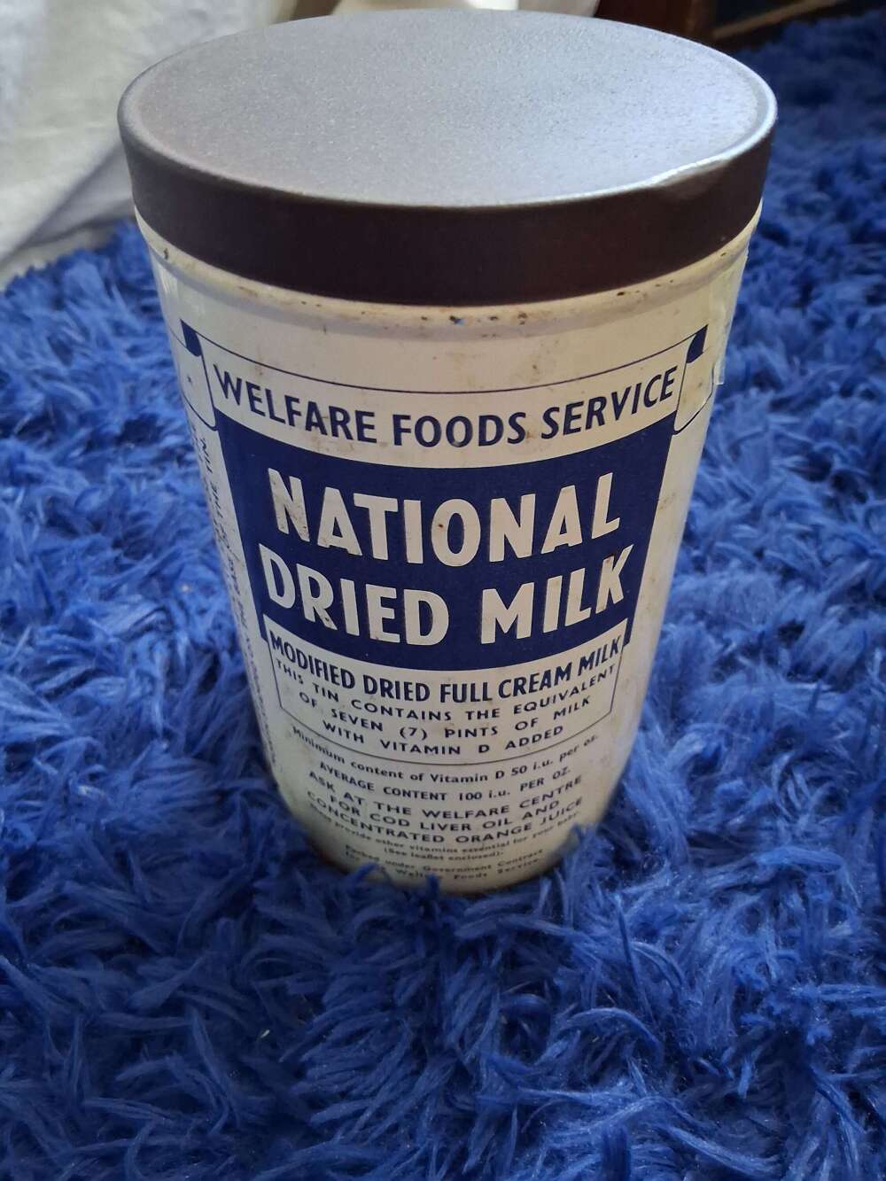 Ww2 British national dried milk tin