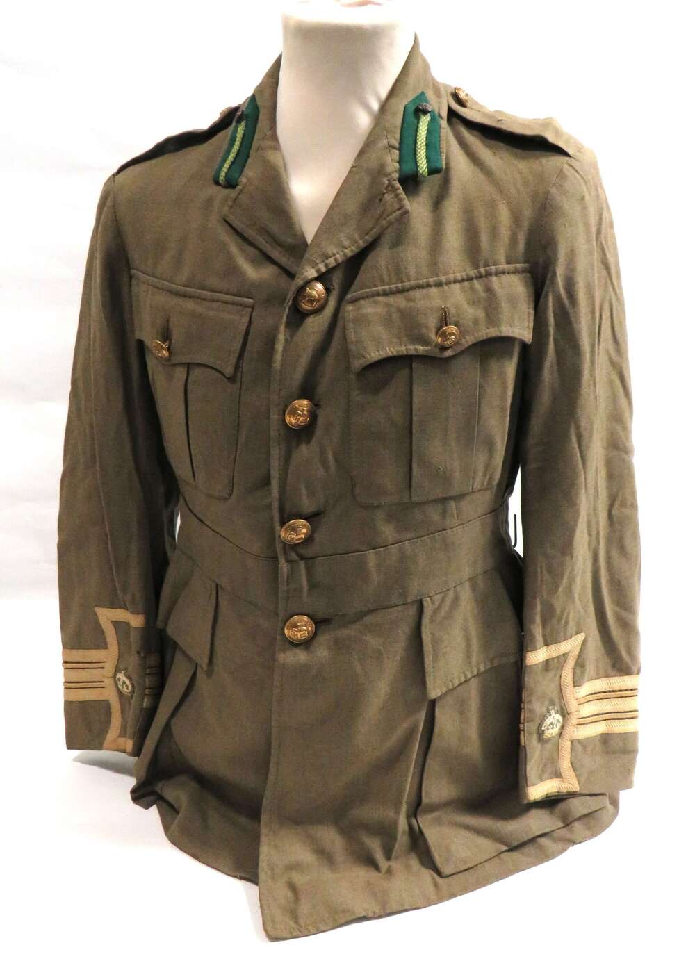 Scarce WW1 Staff Intelligence Section Officers Cuff Rank Pattern Service Dress Tunic