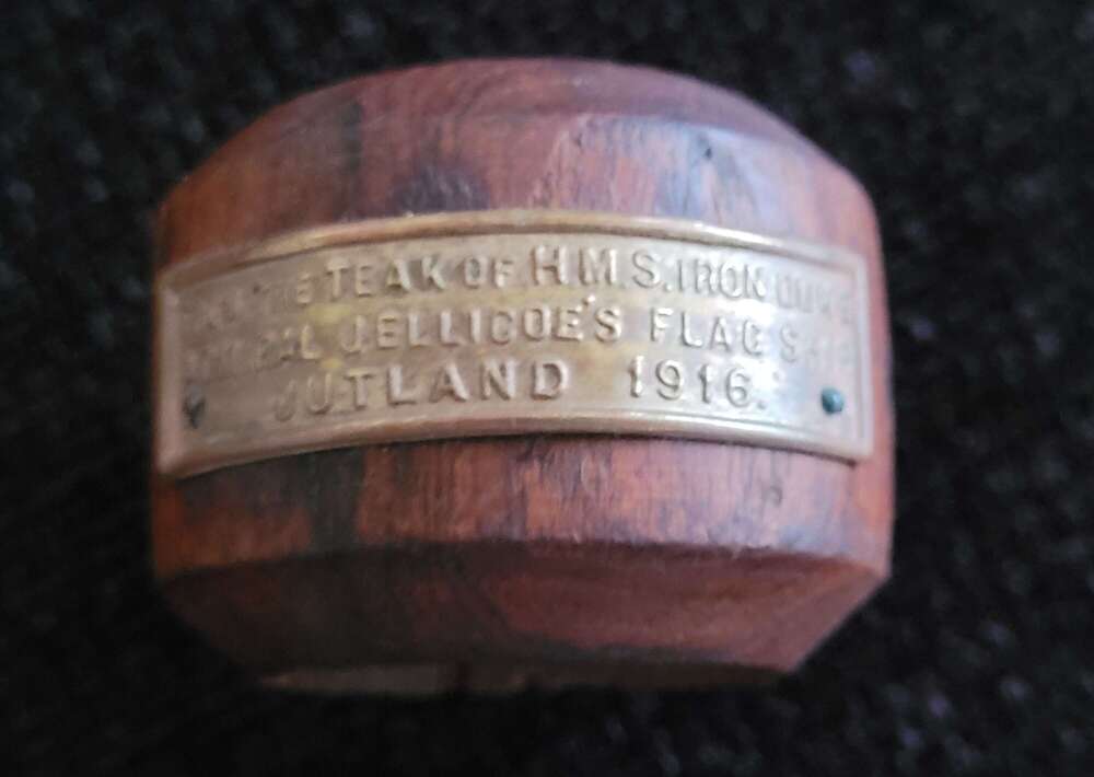 Napkin Ring From the Timber of HMS Iron Duke
