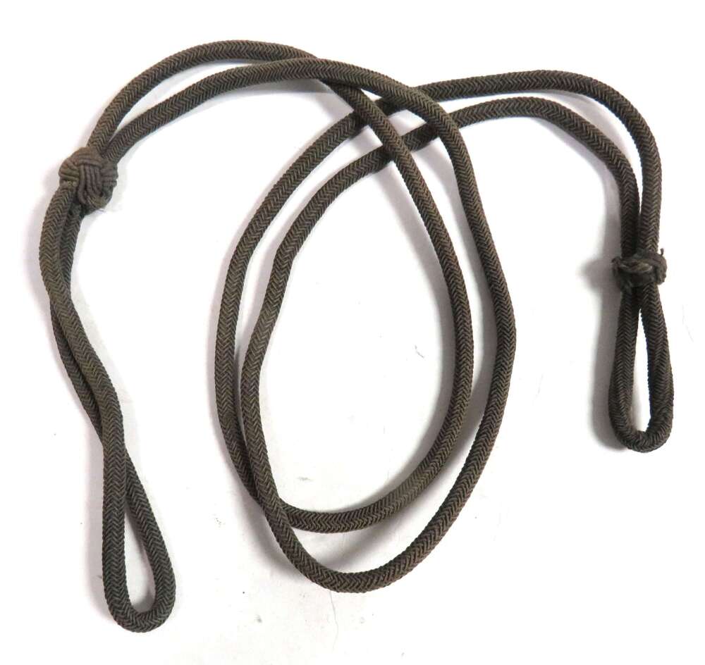 WW1 Military Officers Khaki Green Revolver Lanyard