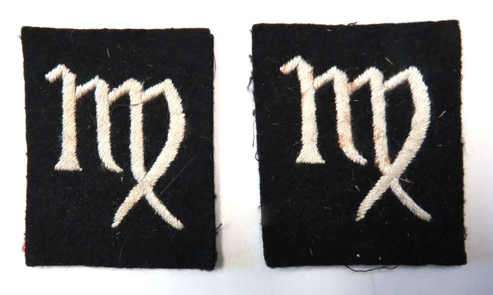 WW2 Pair of 6th A.G.R.A (Army Group Royal Artillery) Formation Badges