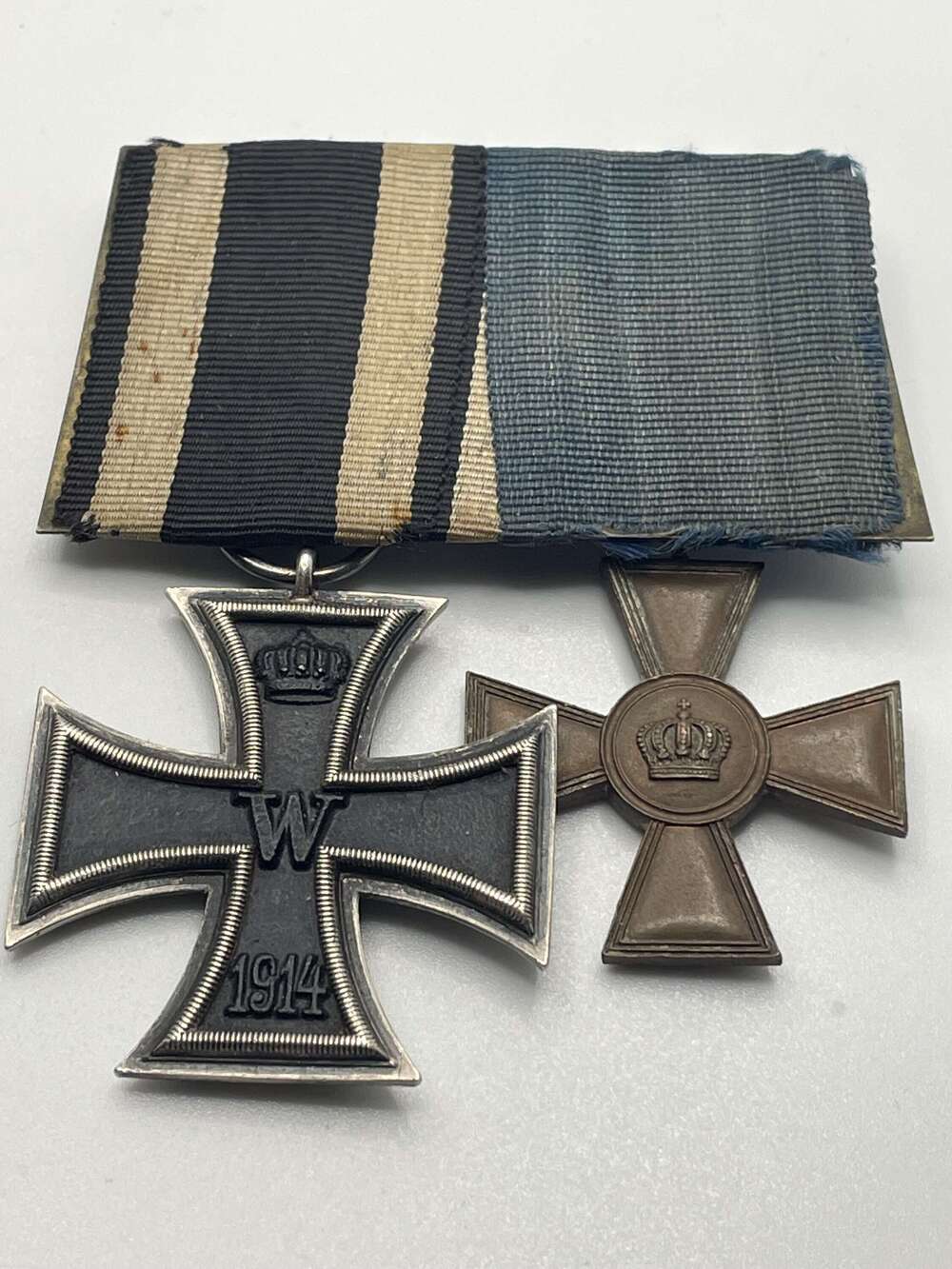 WW1 Imperial Germany Iron Cross Medal Pair