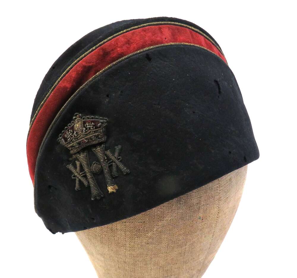Early 20th Century Edwardian 20th Hussars Dress Field Service Tent Pattern Hat