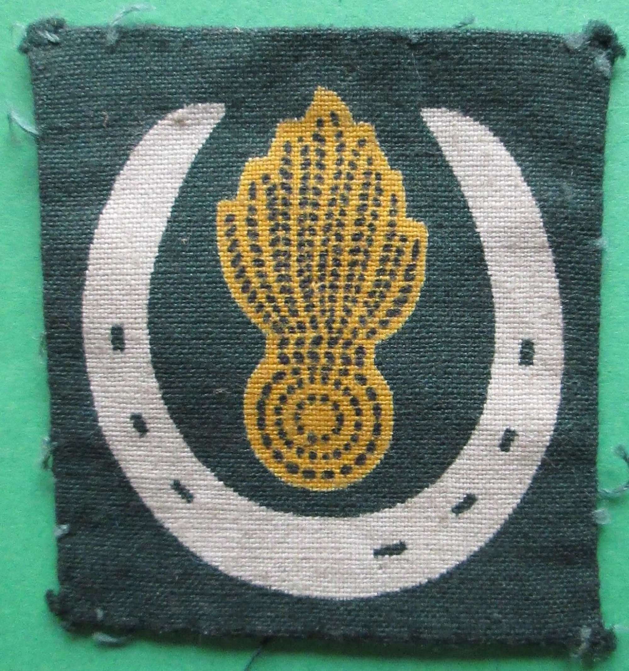 A 89th ARMY GROUP ROYAL ARTILLERY FORMATION PATCH