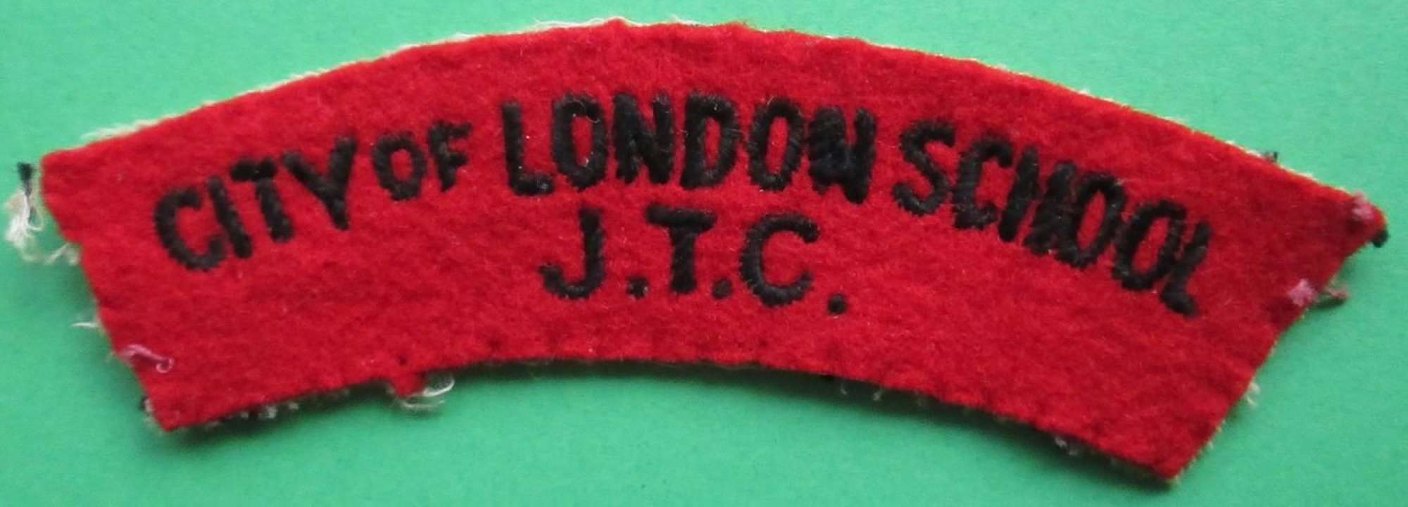 A CITY OF LONDON SCHOOL JTC SHOULDER TITLE