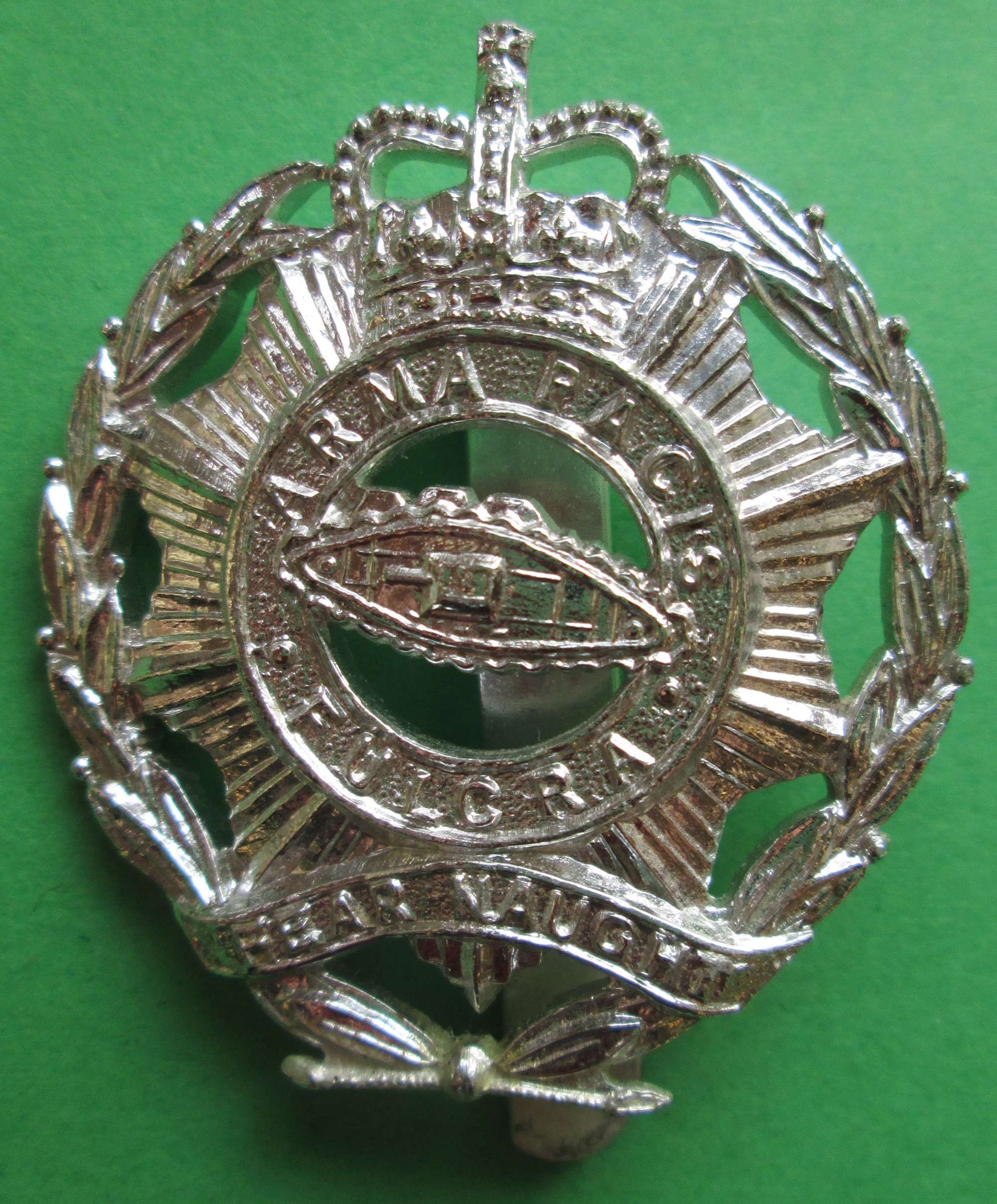 AN ANODISED BADGE FOR THE NORTH SOMERSET AND BRISTOL YEOMANRY