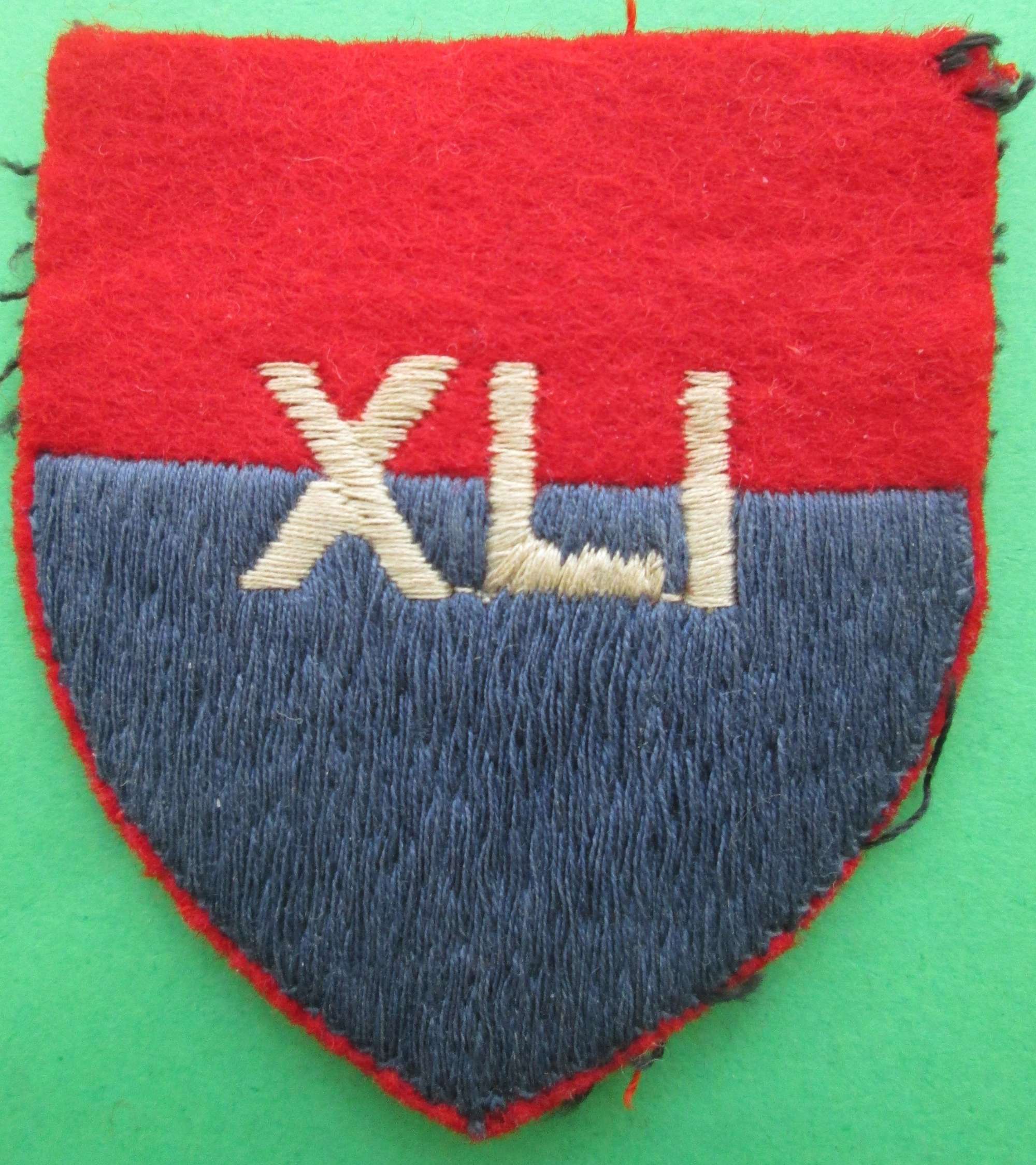 A 41ST ARMY GROUP ROYAL ARTILLERY ( AGRA ) FORMATION SIGN