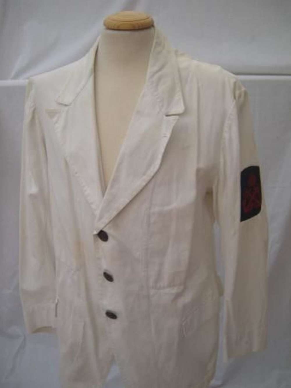 WW1 RNAS WHITE WORKING JACKET