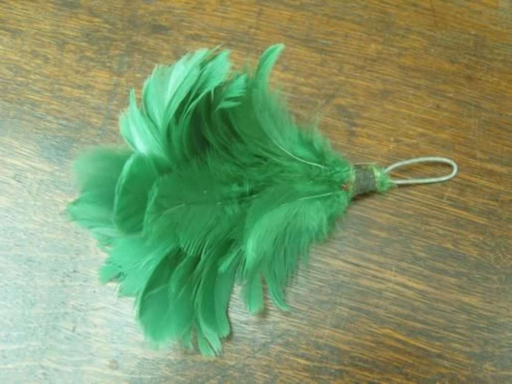 British Army green Tam or beret hackle