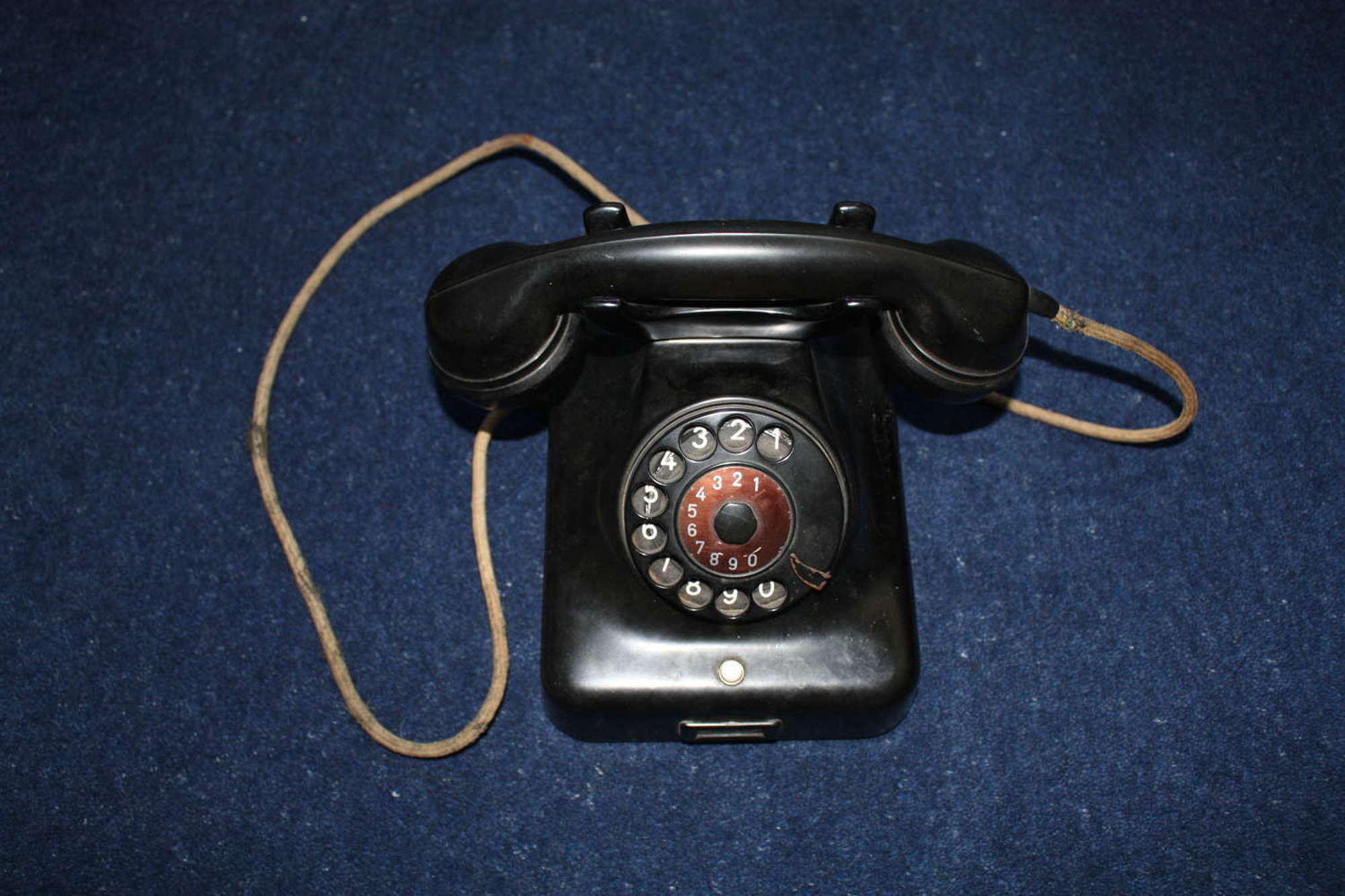 WW2 RAF DEBDEN Battle of Britain Airfield Black Bakelite Telephone.
