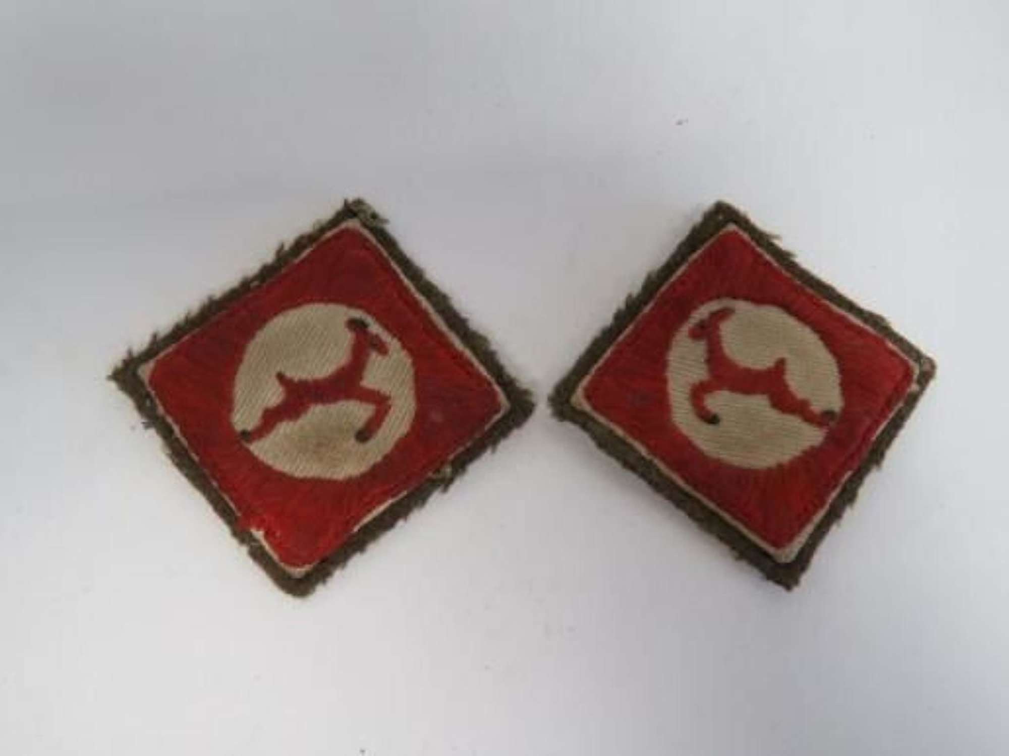 Pair of British Troops Trieste Force Formation Badges