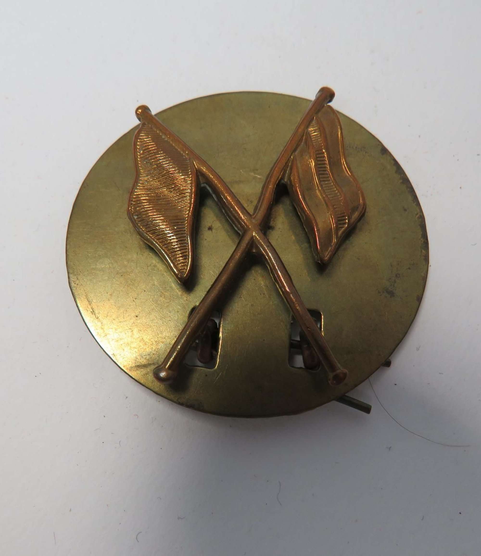 Signallers Brass Arm Badge