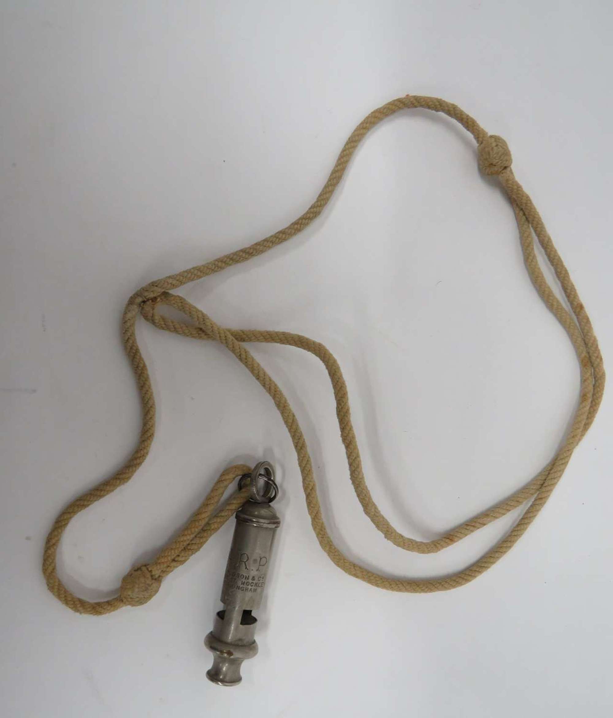 WW 2 A.R.P Whistle and Lanyard