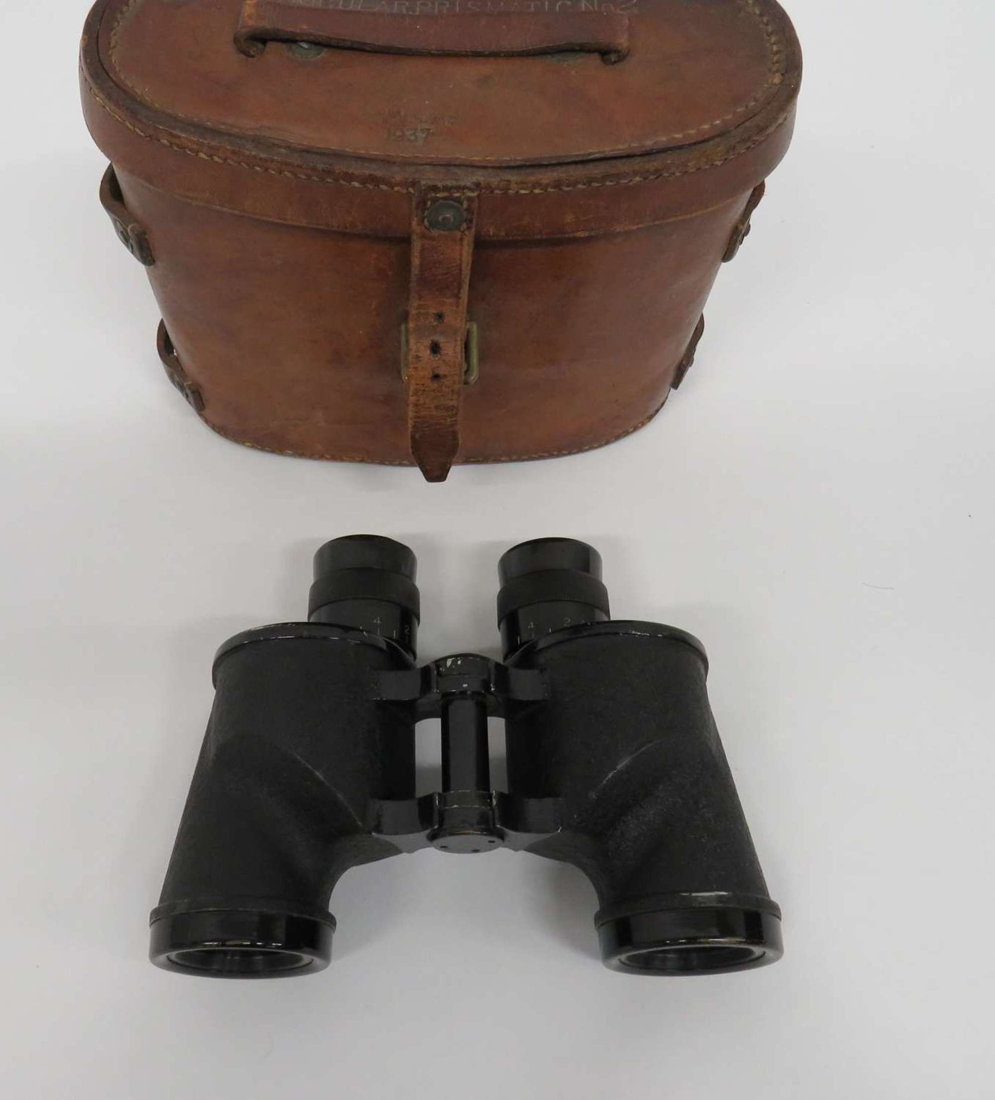 1944 Dated Canadian Issue Binoculars and Leather Case