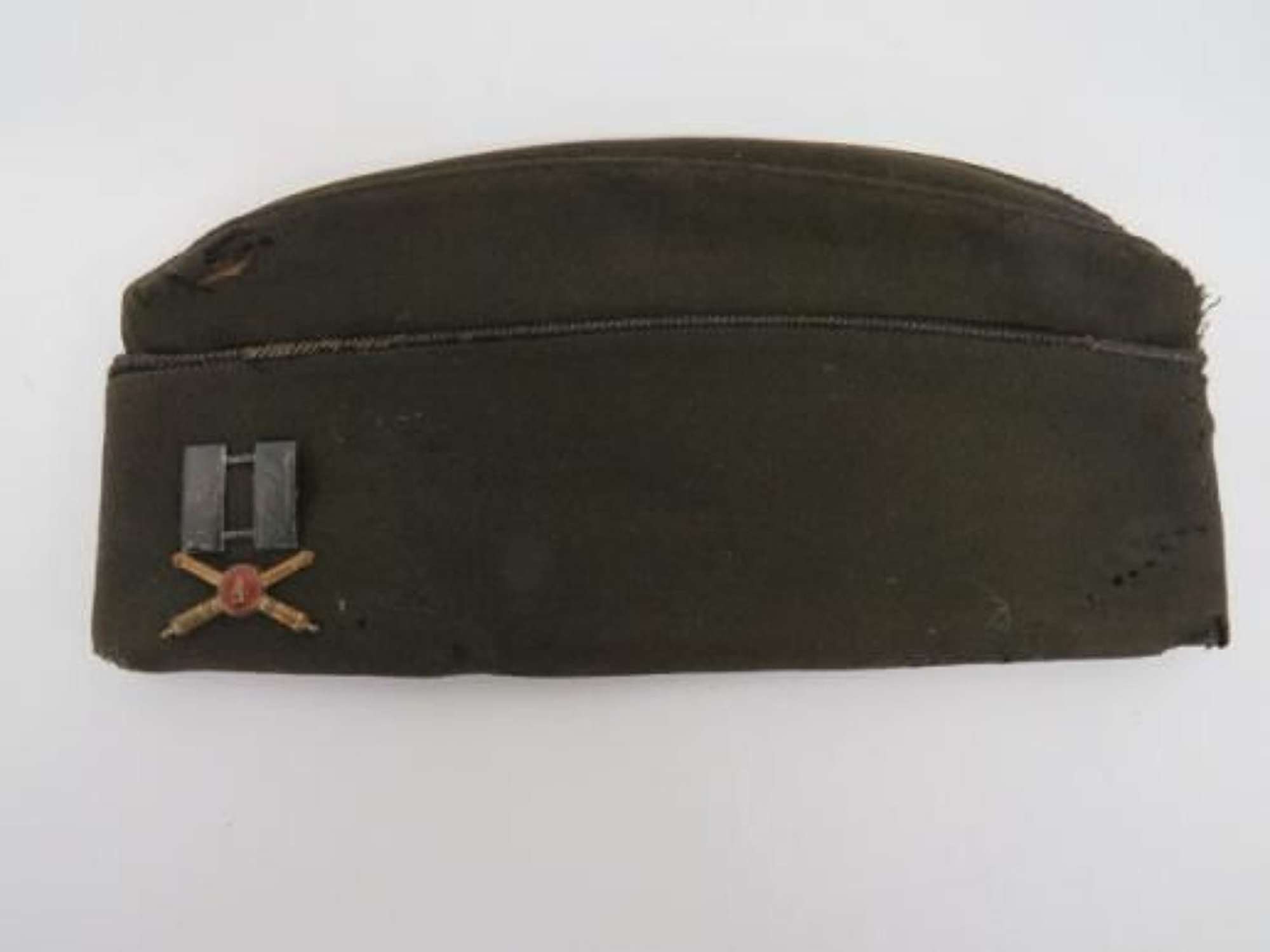 1943 Dated British Made American Officers Garrison Cap