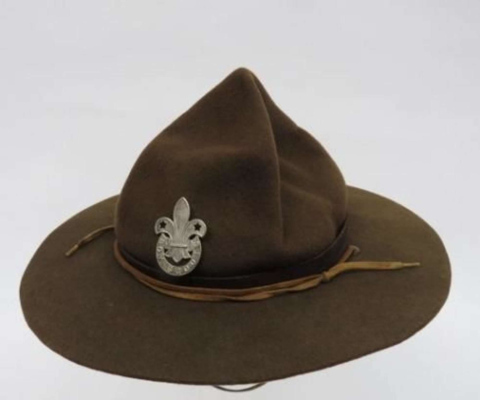WW 2 Period Boy Scouts Lemon Squeezer Felt Hat