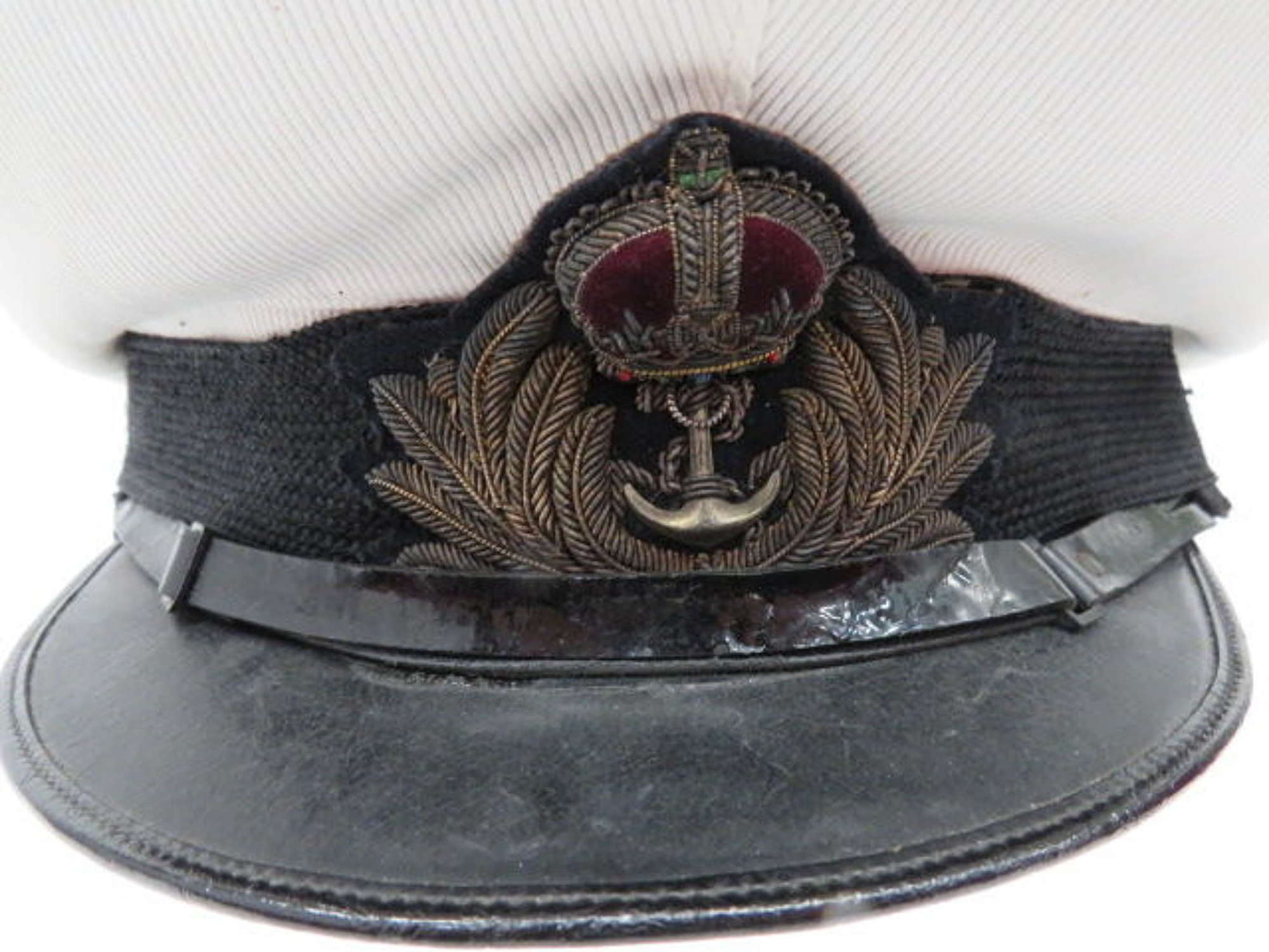 WW2 Royal Navy Officer's Service Dress Cap