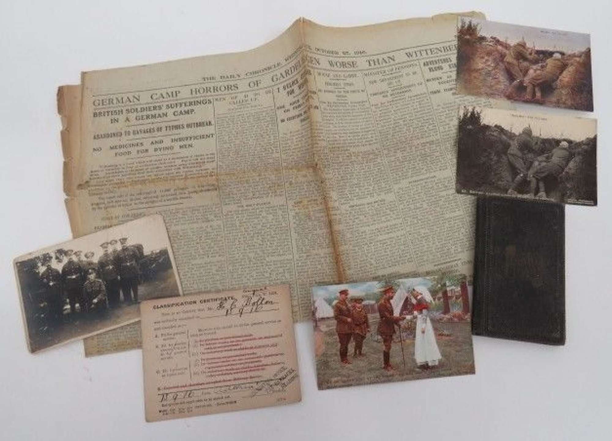 Good Selection of WW 1 Paperwork