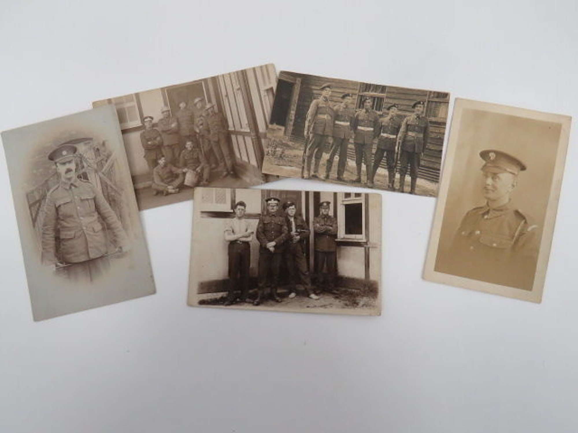 Five various Postcards Including Guards