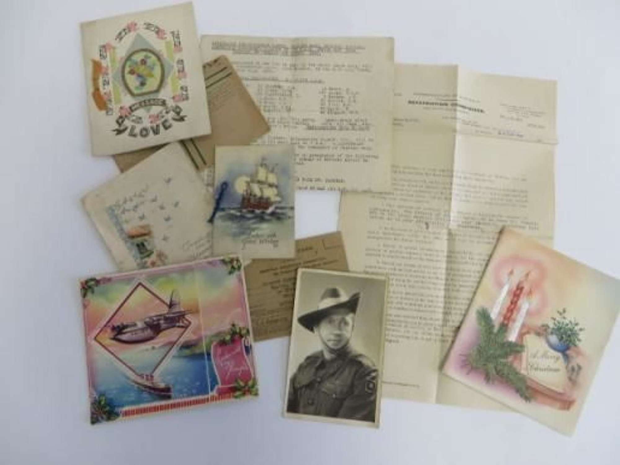 WW 2 Australian Photo and Paperwork