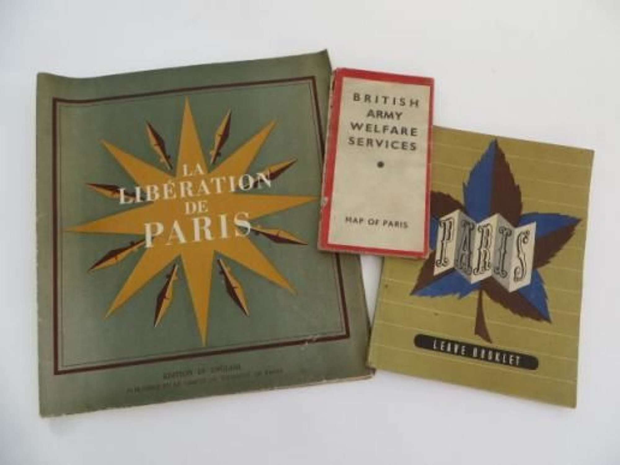 WW2 Liberation of Paris Paperwork