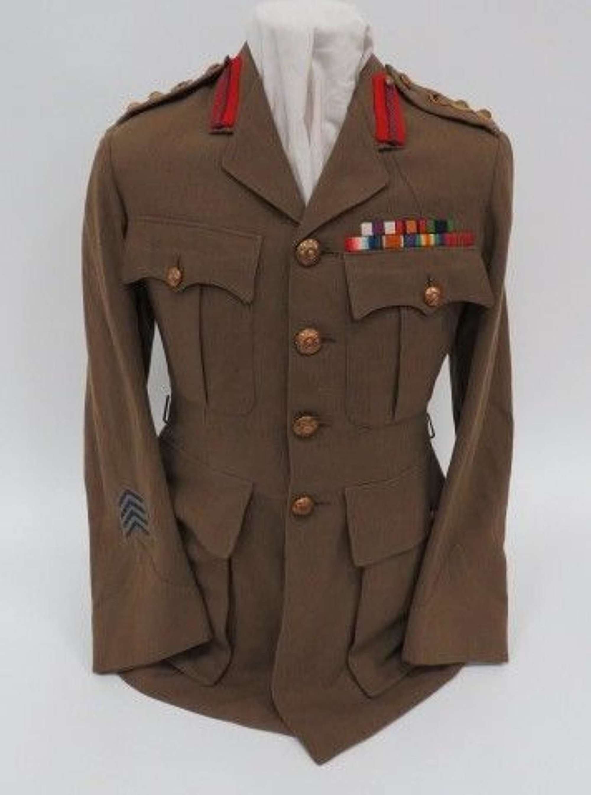 WW 1 Period Staff Officers East Yorkshire Service Dress Tunic