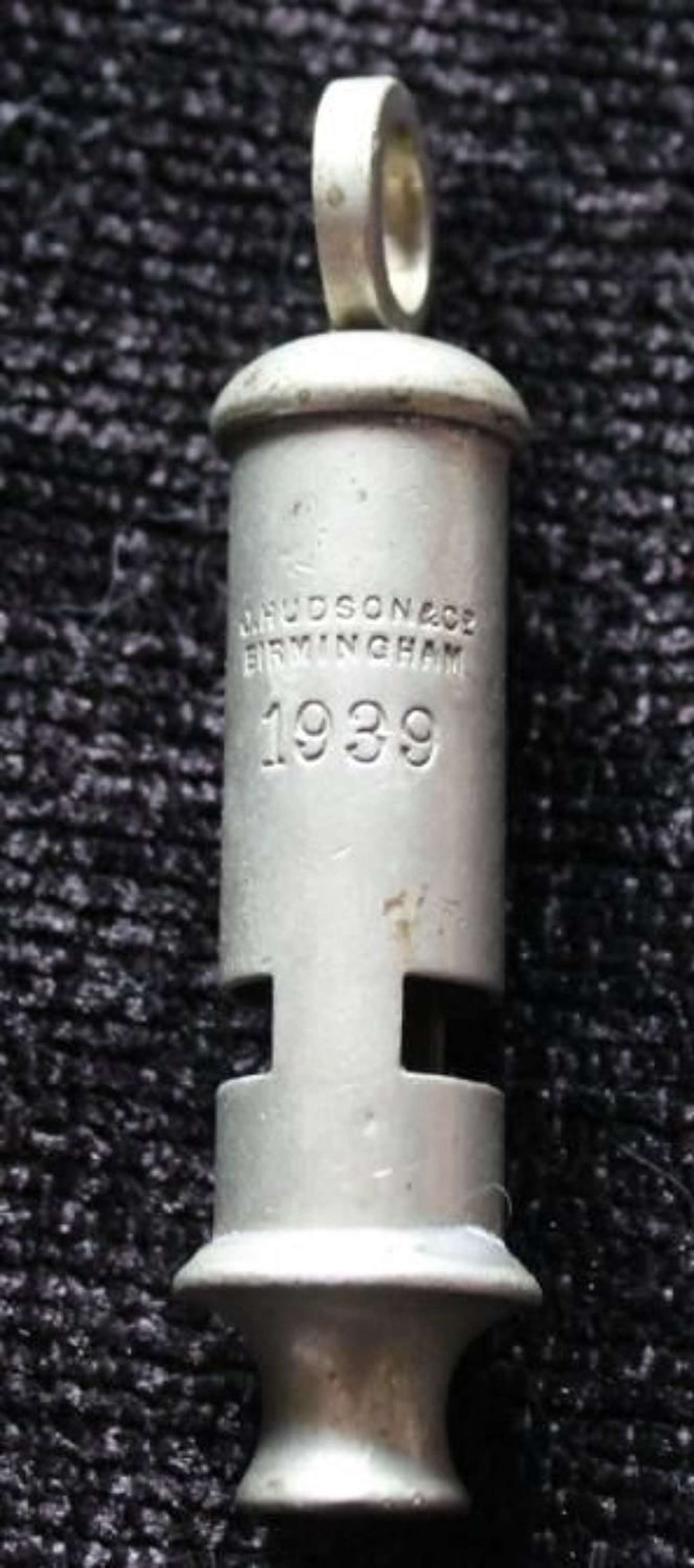 1939 Dated Military Whistle