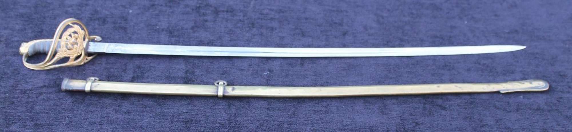 Royal Scots Fusiliers Special Pattern Officers Sword