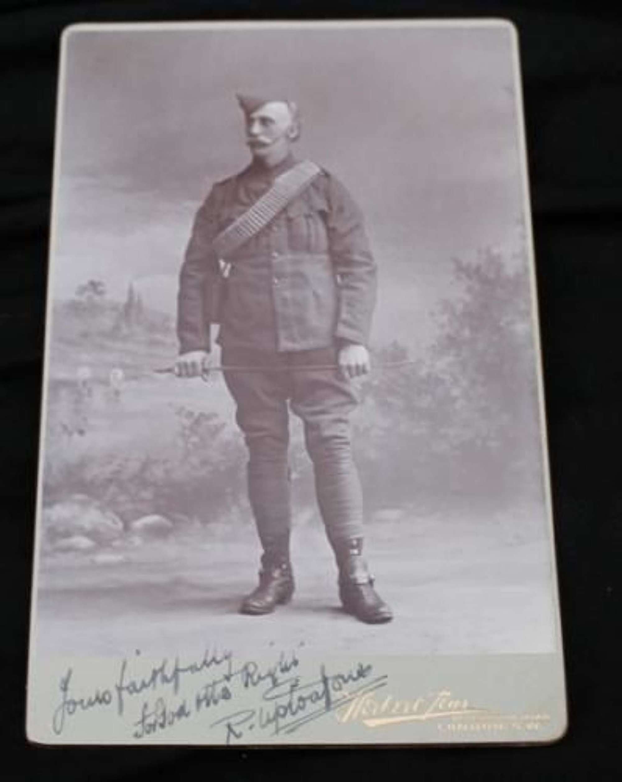 Boer War Period Cabinet Photograph