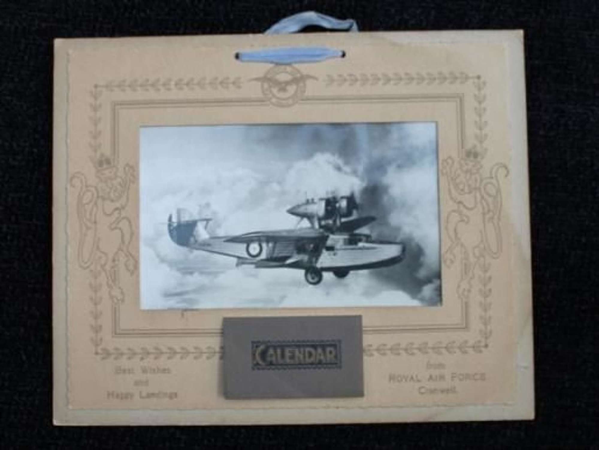 1940 Dated RAF Cranwell Calendars