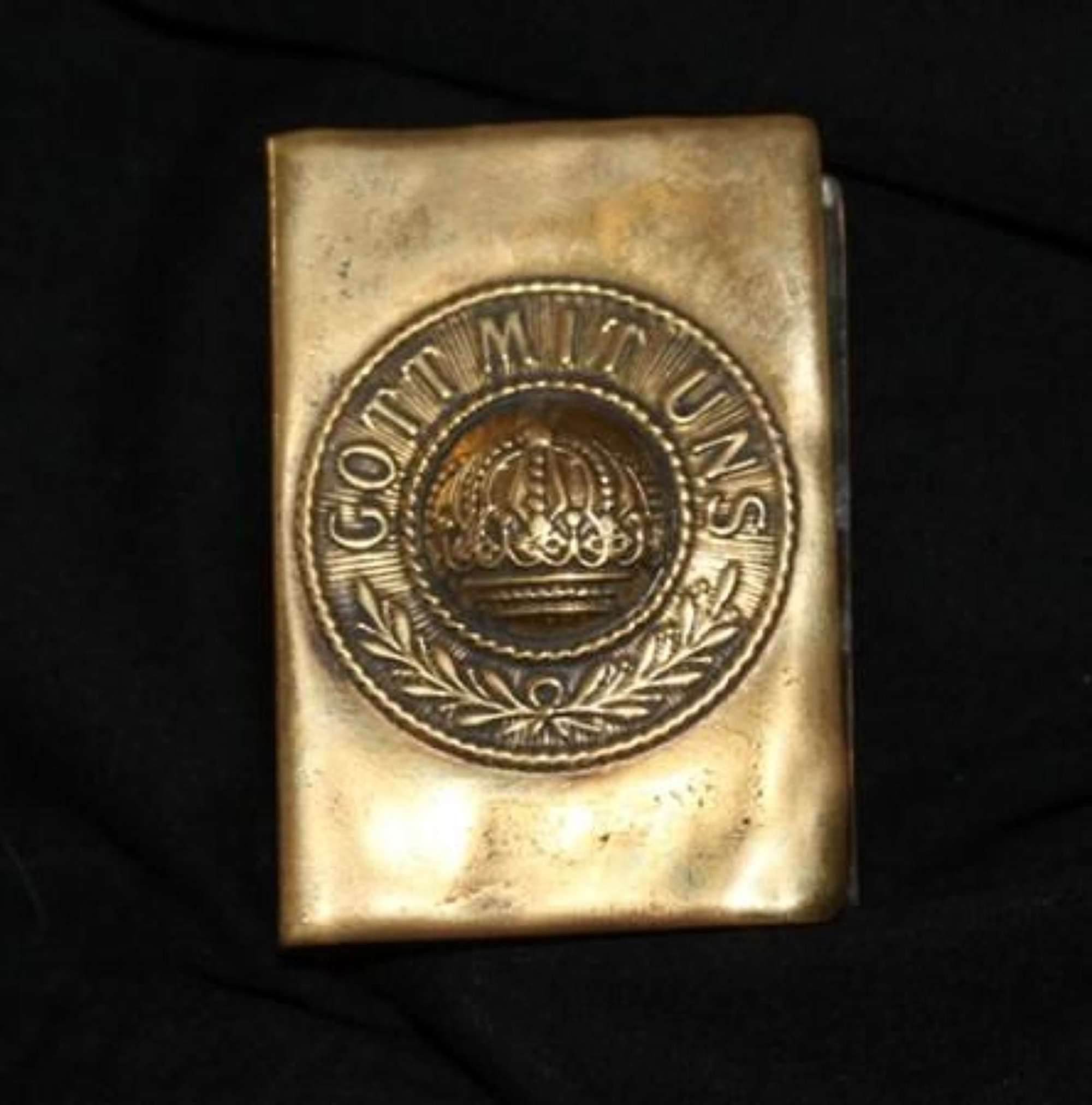 Trench Art Match Box Cover