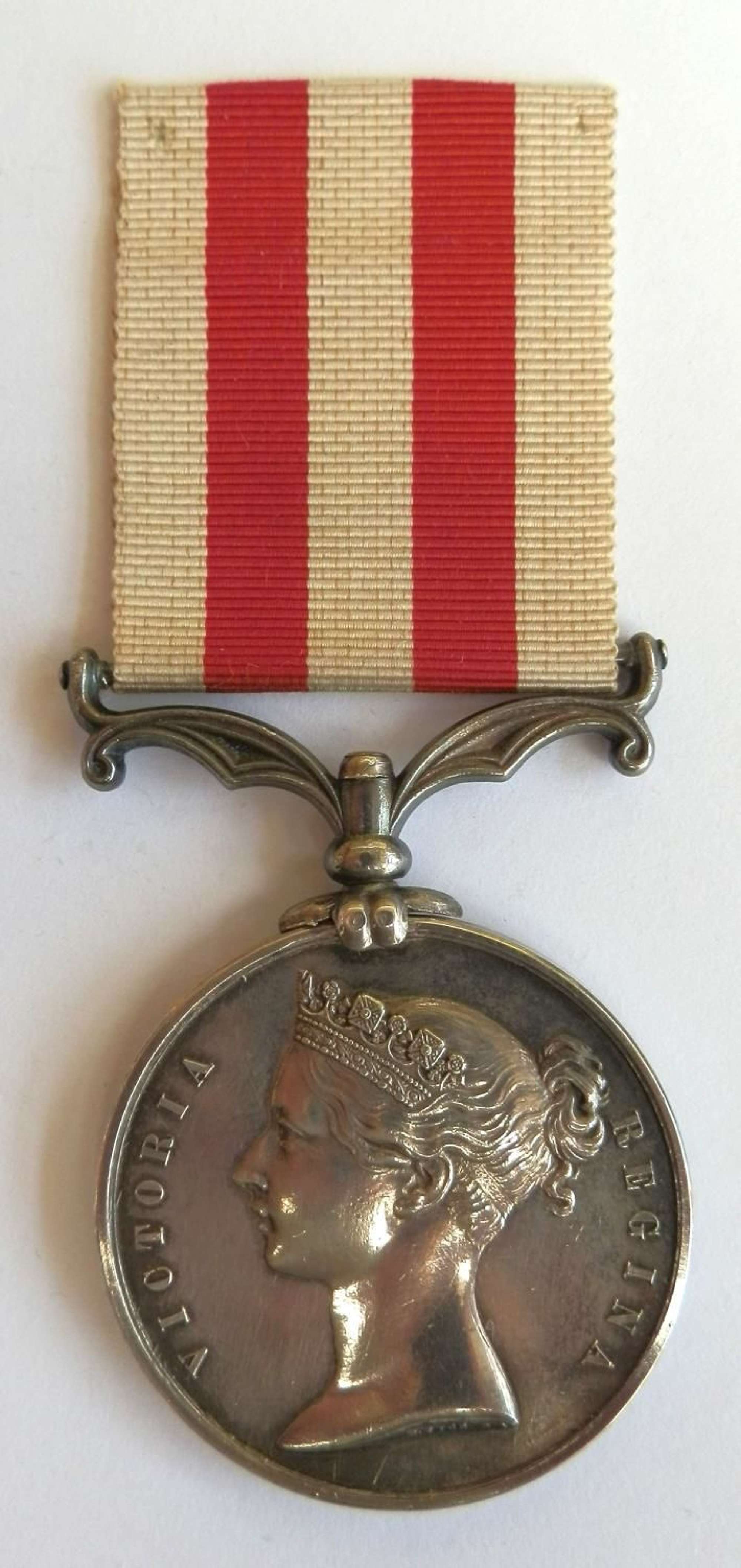 India Mutiny Medal 1858. John O'Brien. 1st Battn. 13th Lt. Infy.