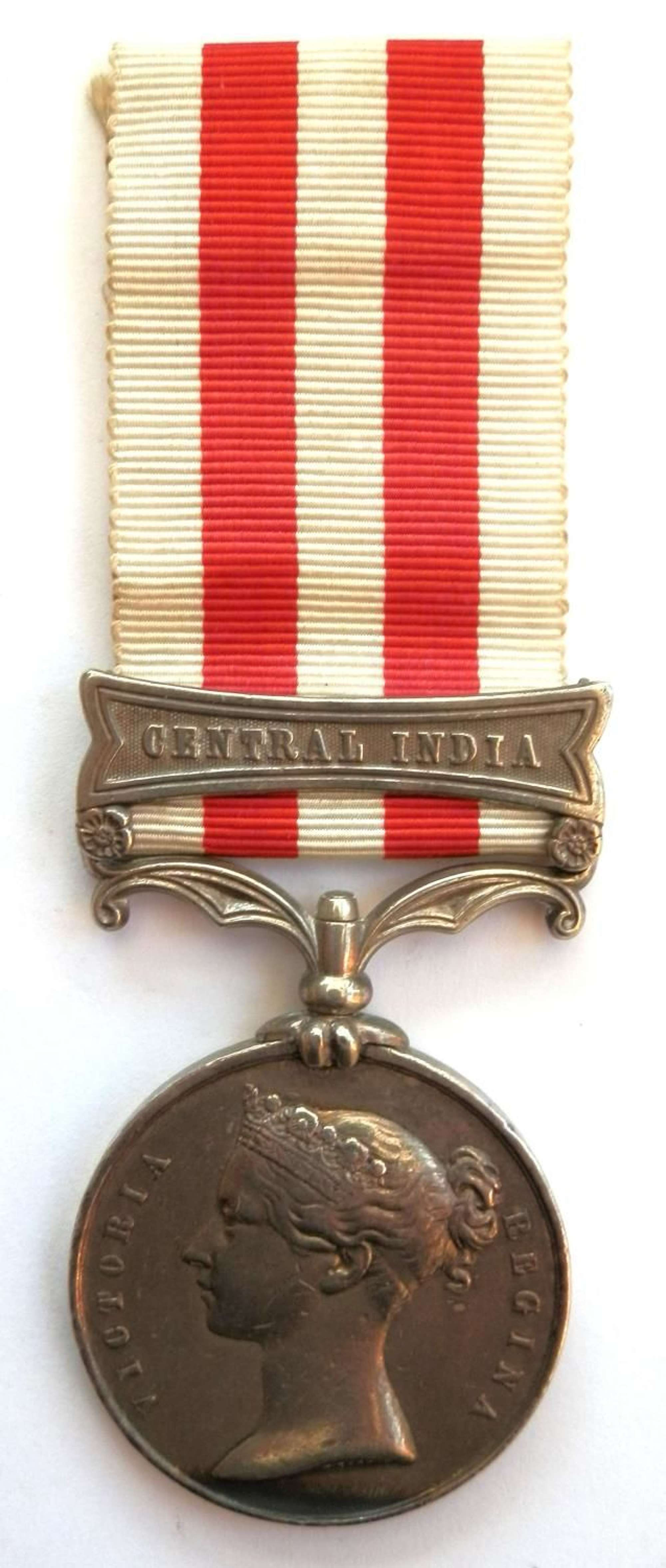 India Mutiny Medal 1858. Private Munjoo. 24th Regiment N.I.