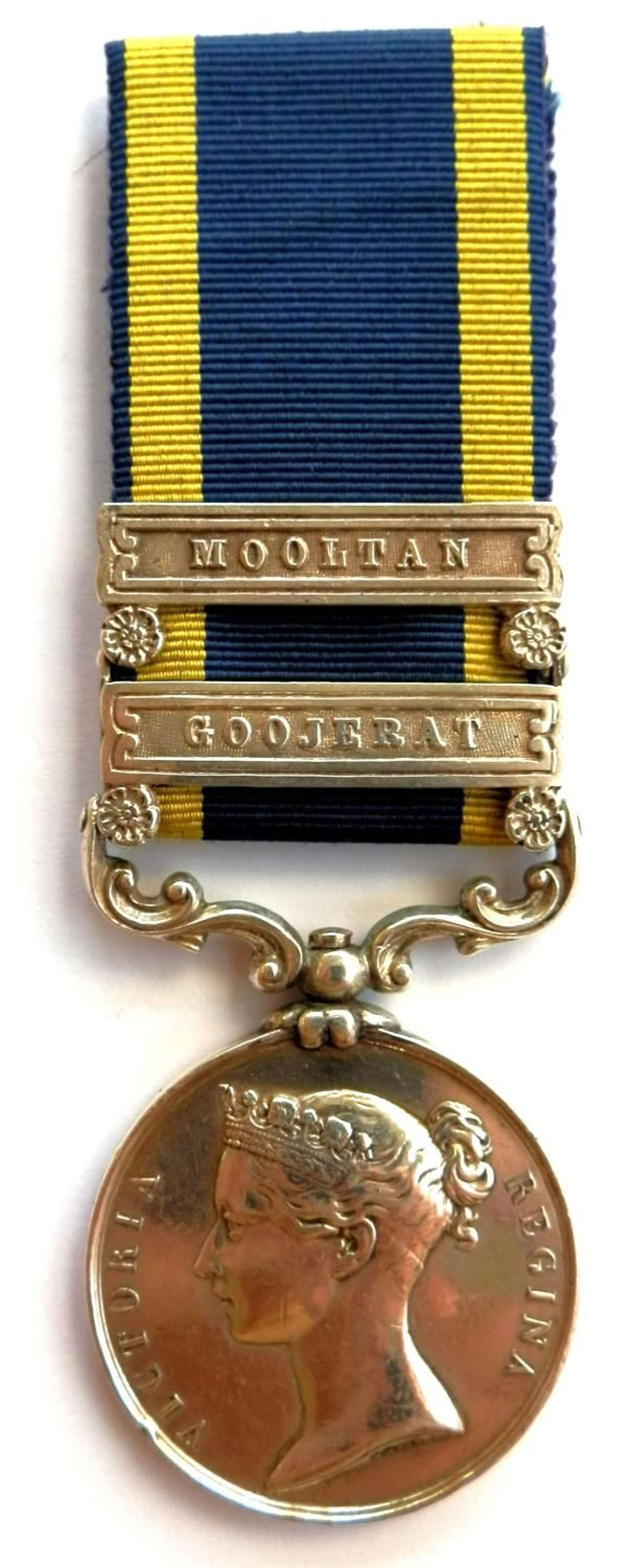 Punjab Medal 1848-49. J. Reilly 1st Bn. 60th Rifles Regiment.