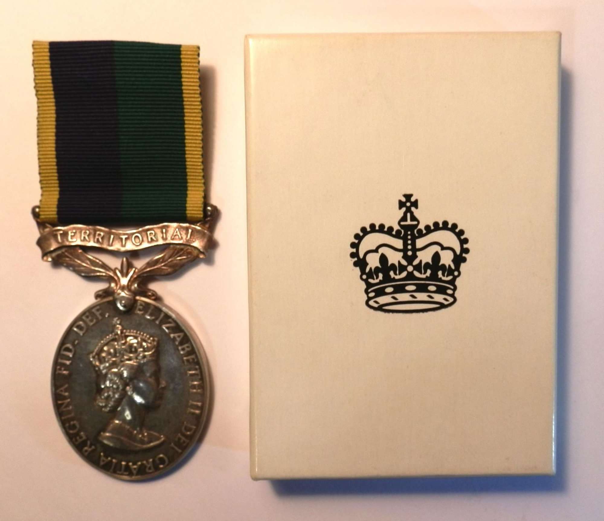 Efficiency Medal Clasp Territorial. Sgt. M. W. Kinton. Royal Engineers