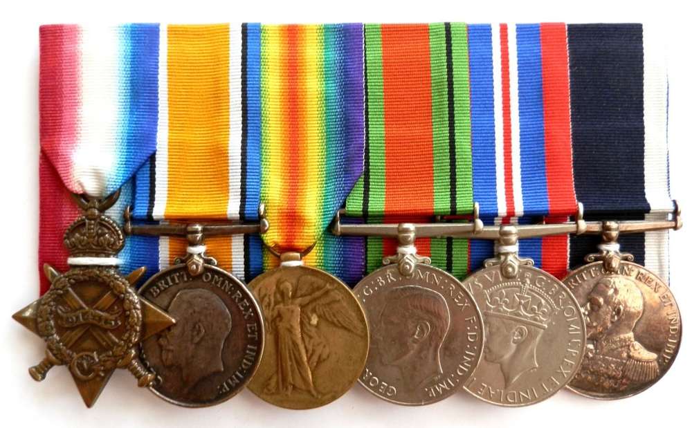 GROUP OF SIX. Awarded to Pte Alfred Pudner. Royal Marine Light Infantry.