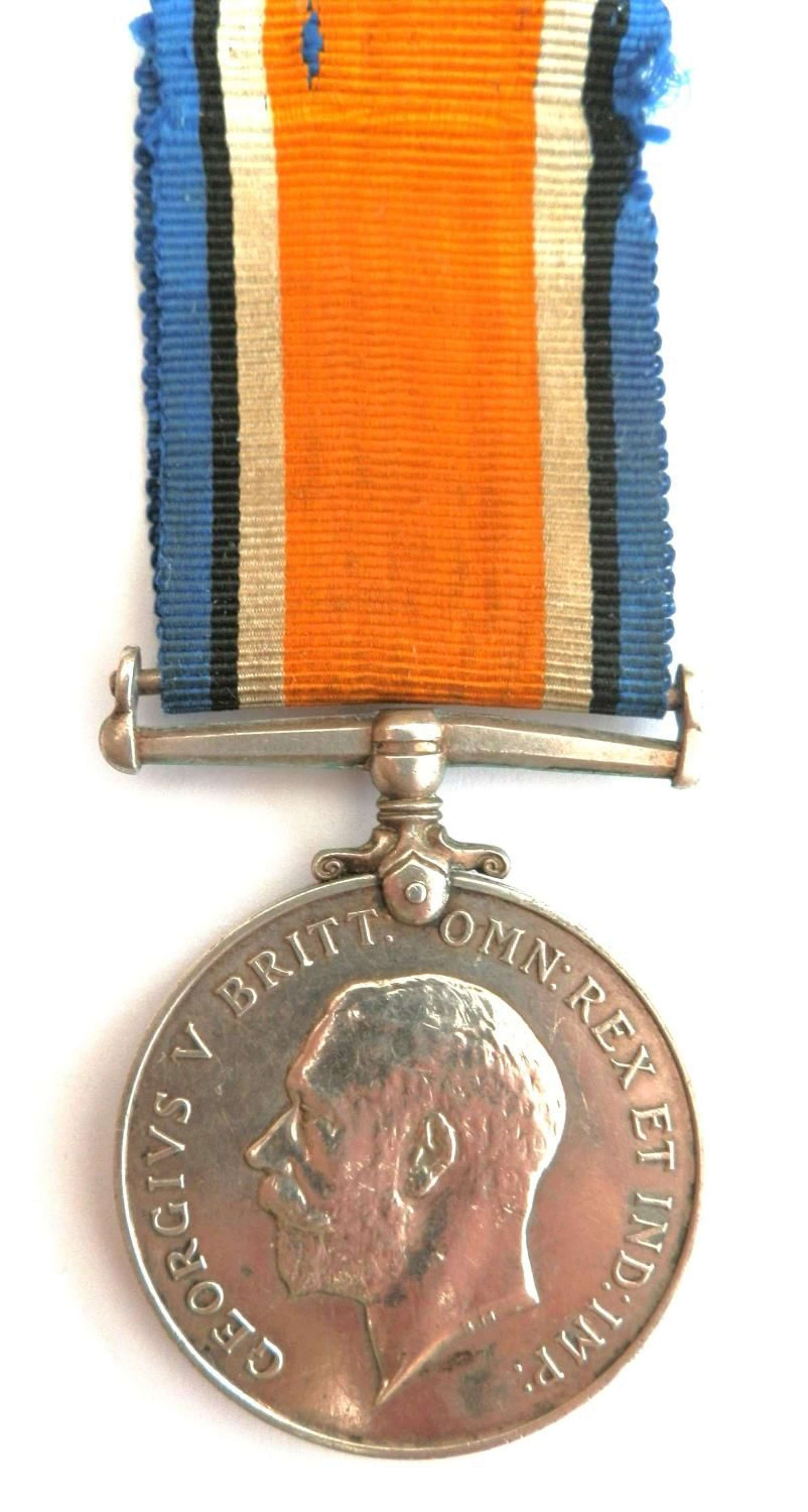 British War Medal. Pte. M.L. Kreger. 6th Northamptonshire Regt.