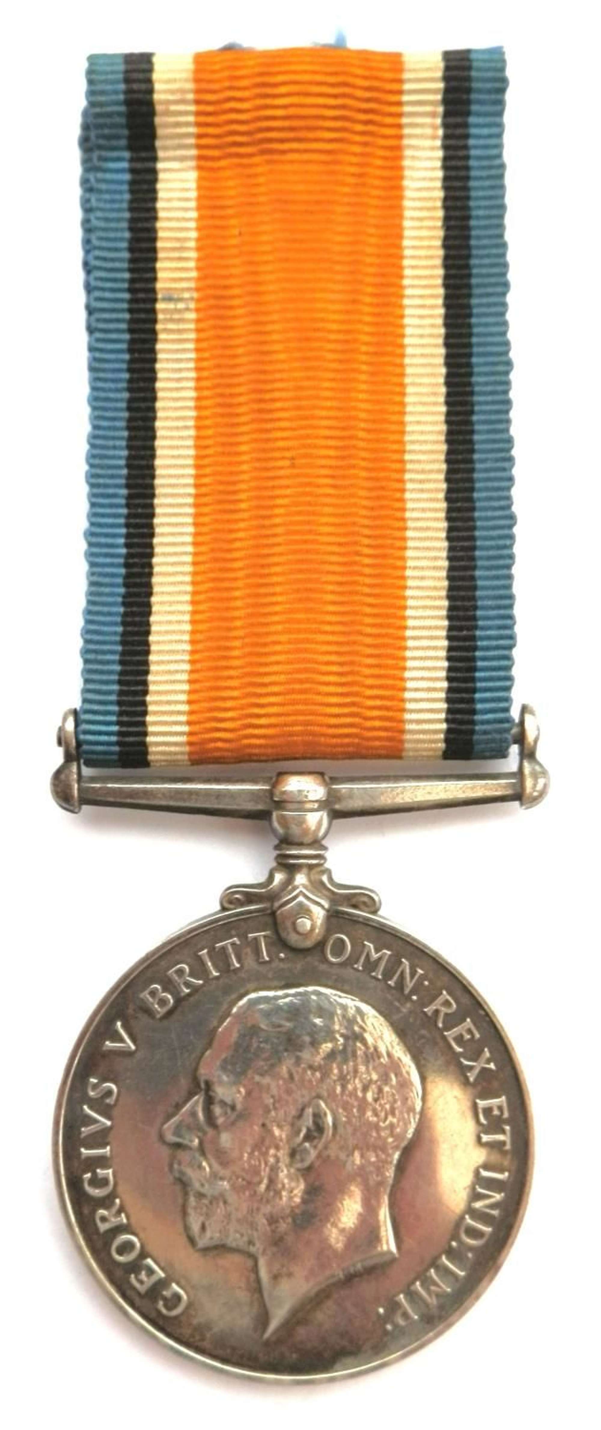 British War Medal. Sgt C. H. Pratt, 6th Bn R. Berks R. Somme Casualty