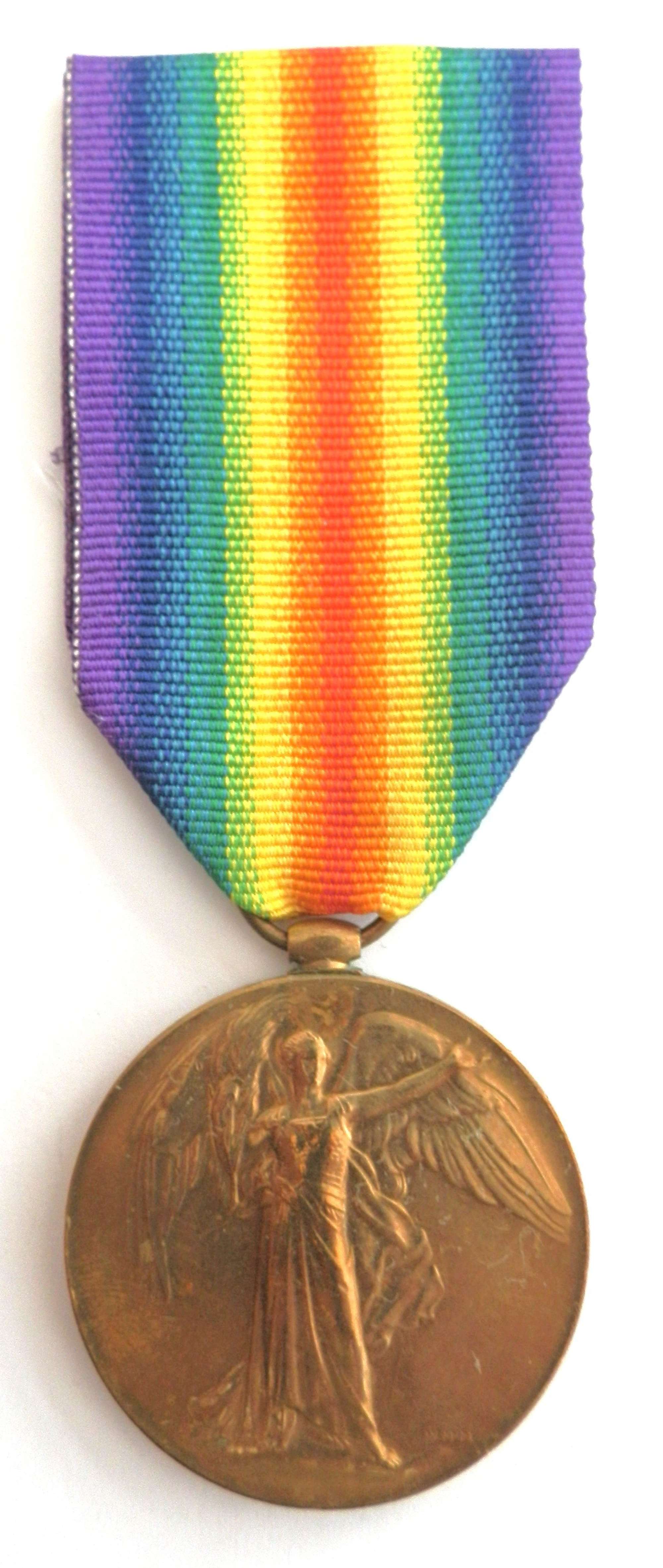 Victory Medal. Gunner B. W. Malan. South African Field Artillery