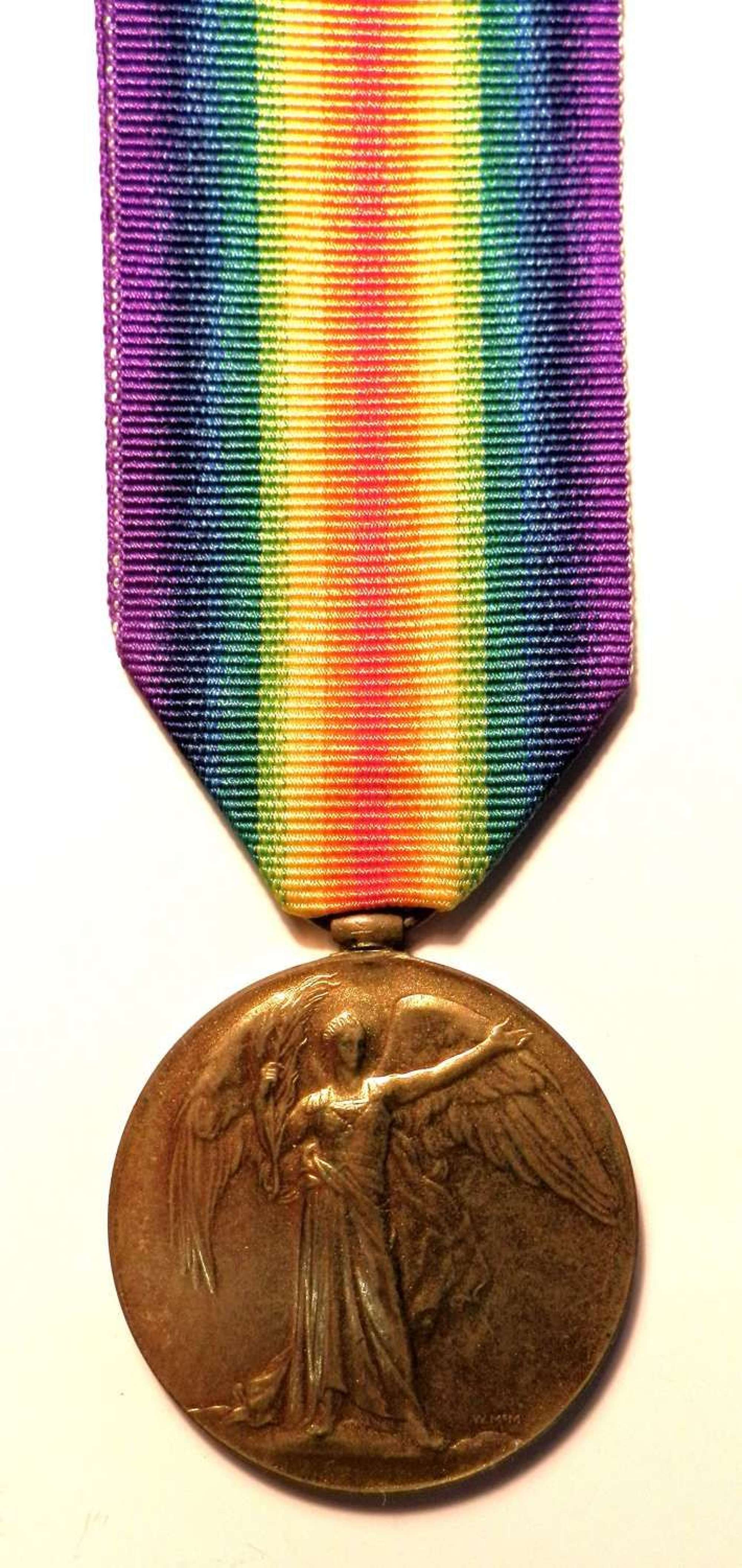 Victory Medal. Private William H. Clements. Honourable Art. Coy.