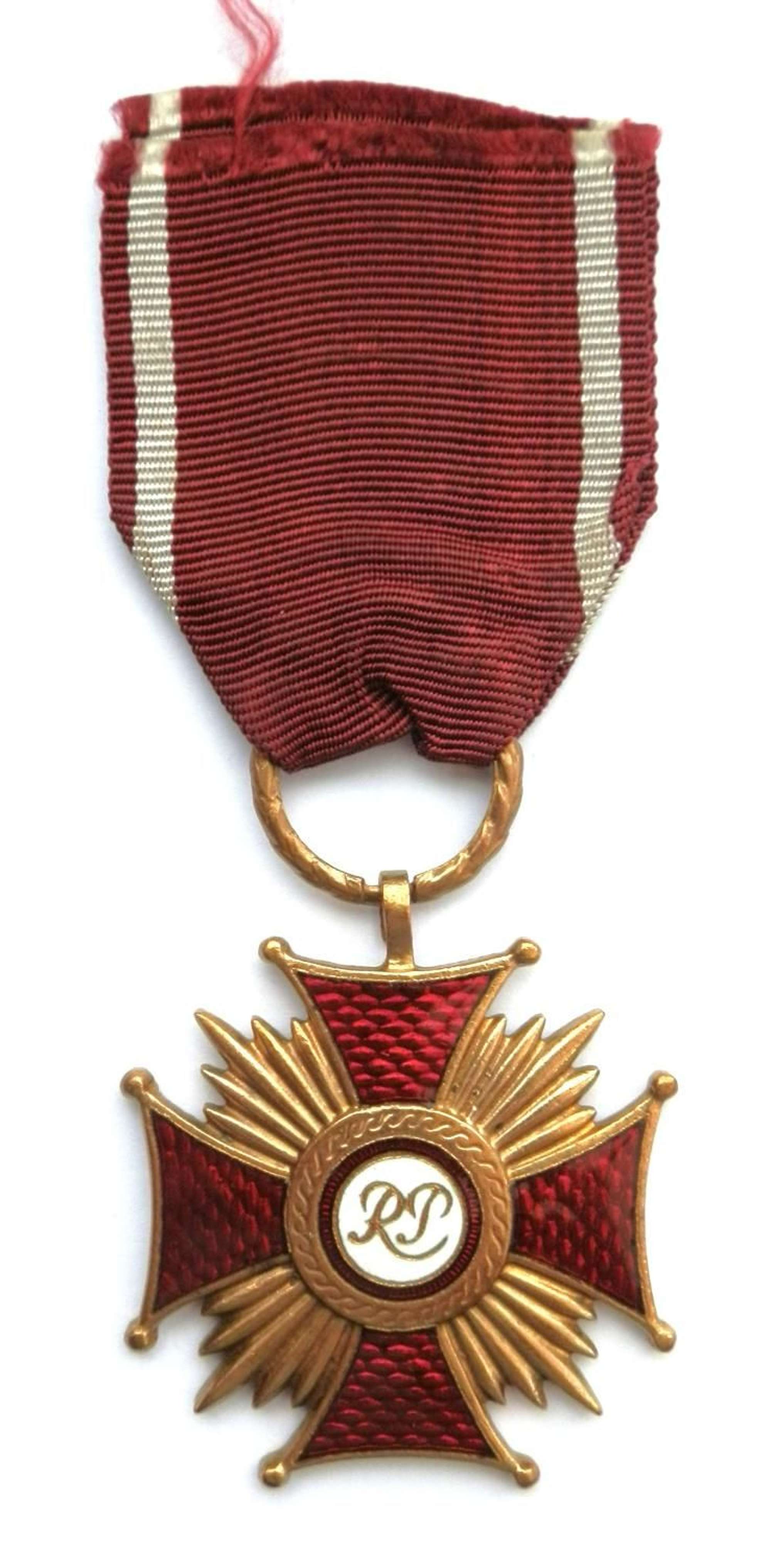Polish Gold Cross, Medal of Merit.