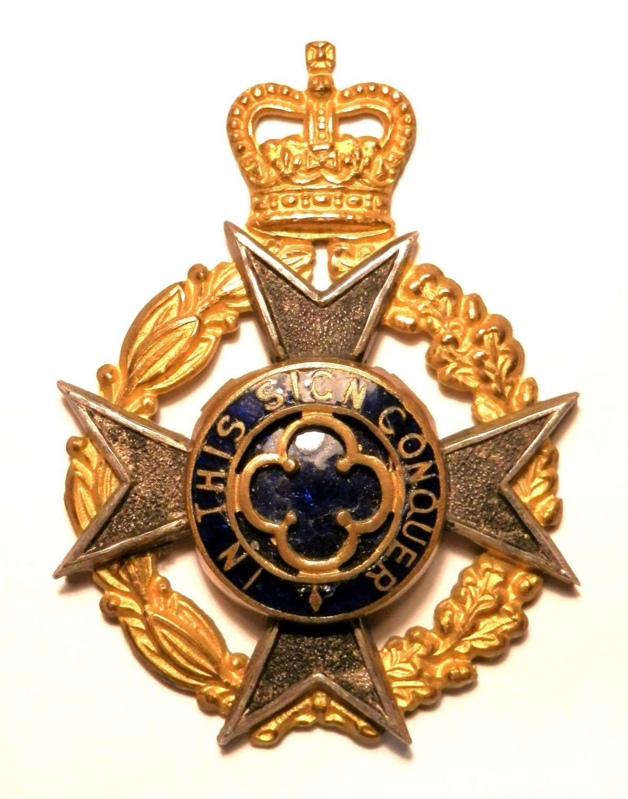 Royal Army Chaplains Department Cap Badge.